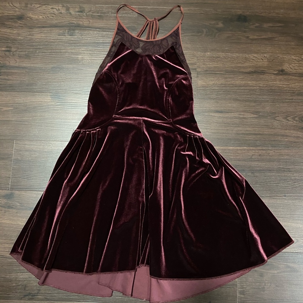 Free People velvet dress!